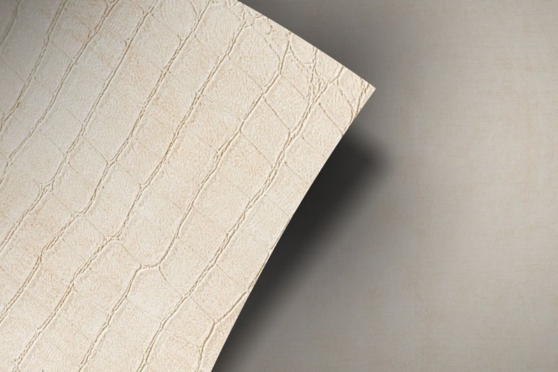 Crocodile Leather White