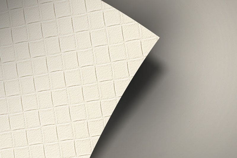 Rhombus Leather White