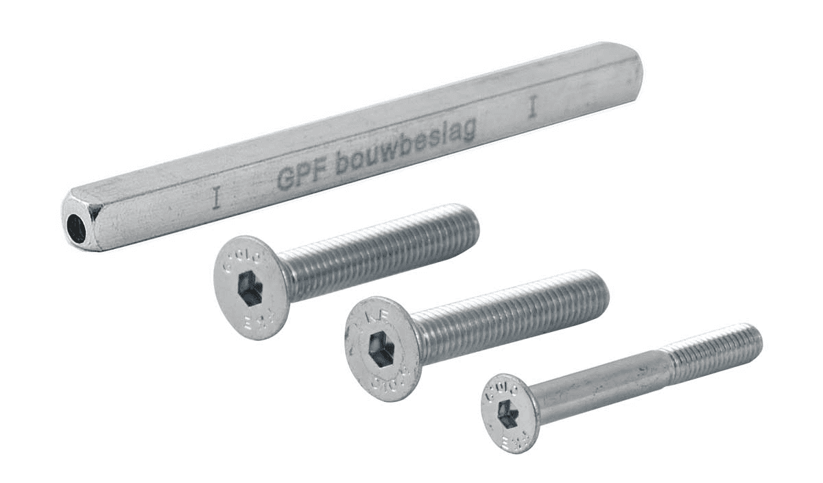 AG0317 bevestigingsset t.b.v. deurdikte 44 mm