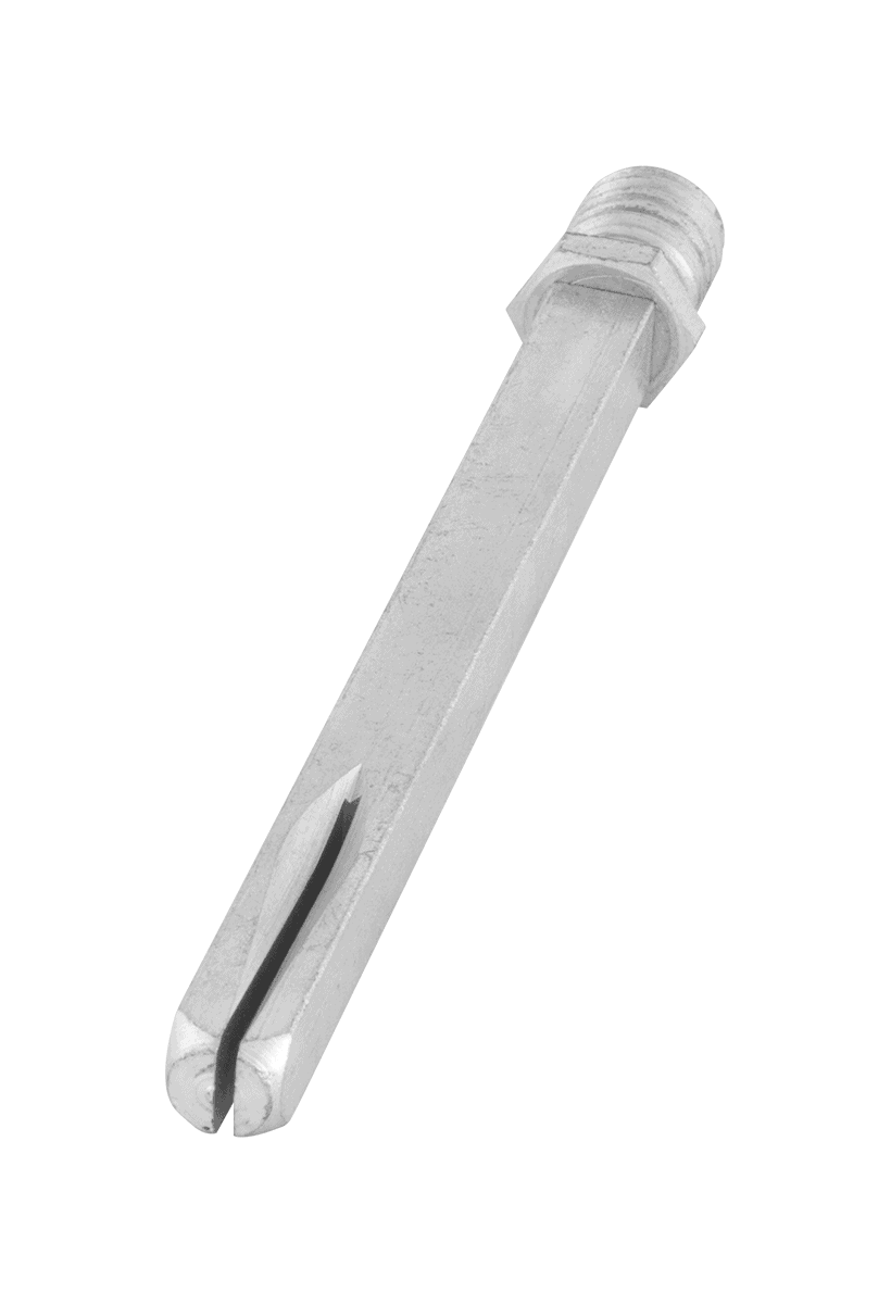 Wisselstift vast/draaibaar M12x15 mm / 8x8x85 mm t.b.v. deurdikte 40 mm
