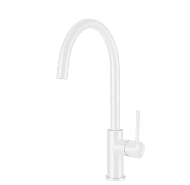 Lorreine Mersey-White Eenhendel Keukenmengkraan Wit