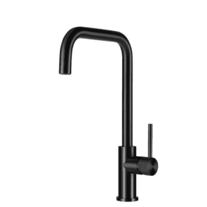 Lorreine Medway-Black-XX Eenhendel Keukenmengkraan Met Luxe Hendel Zwart