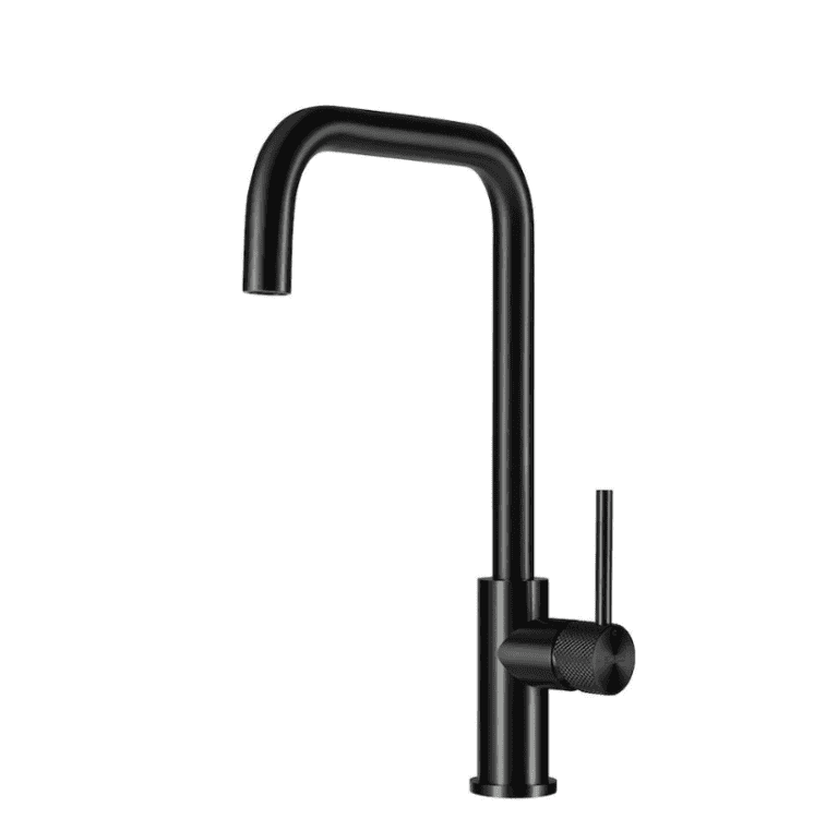 Lorreine Medway-Black-XX Eenhendel Keukenmengkraan Met Luxe Hendel Zwart