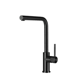 Lorreine Dart-Black-XX Eenhendel Keukenmengkraan Met Luxe Hendel Zwart