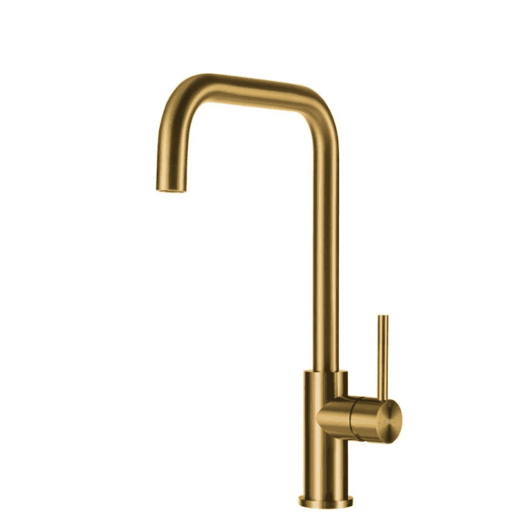 Lorreine Medway-Gold Eenhendel Keukenmengkraan Goud