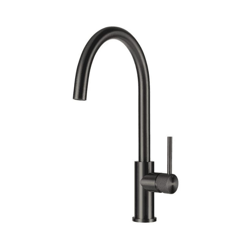 Lorreine Mersey-Gunmetal-XX Eenhendel Keukenmengkraan Met Luxe Hendel Gun Metal