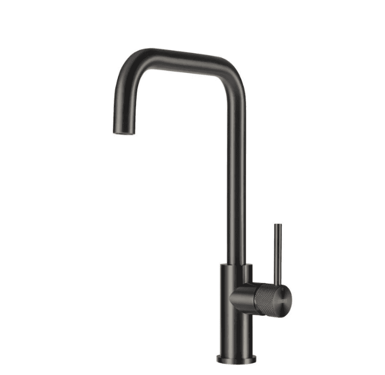Lorreine Medway-Gunmetal-XX Eenhendel Keukenmengkraan Met Luxe Hendel Gun Metal