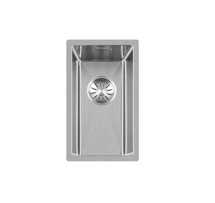 Lorreine 17R Enkele Keukenspoelbak RVS 17 x 40 Onderbouw - Vlakbouw - Opbouw