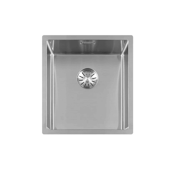 Lorreine 34SP Luxe Enkele Keukenspoelbak RVS 34 x 40 Onderbouw – Vlakbouw – Opbouw