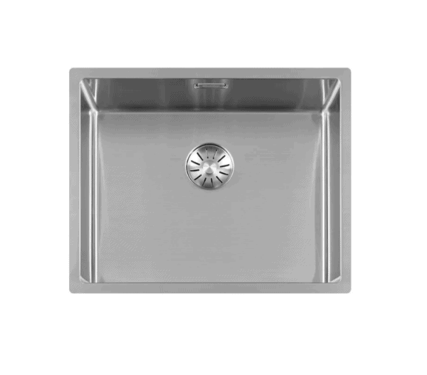 Lorreine 50SP Luxe Enkele Keukenspoelbak RVS 50 x 40 Onderbouw – Vlakbouw – Opbouw