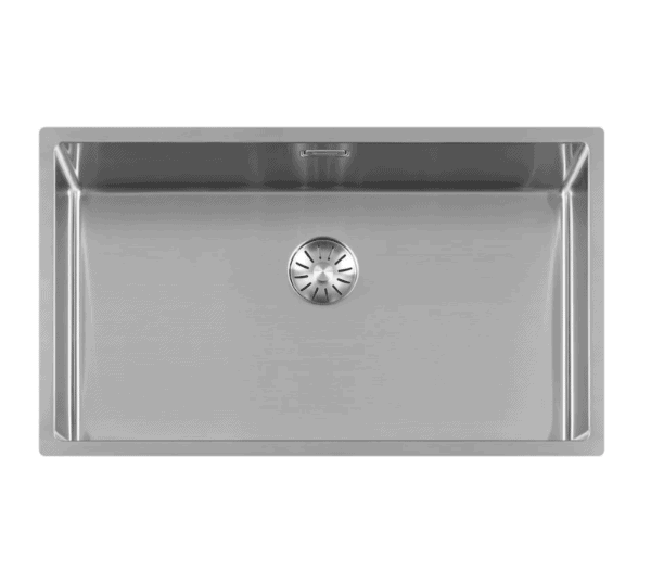 Lorreine 74SP Luxe Enkele Keukenspoelbak RVS 74 x 40 Onderbouw – Vlakbouw – Opbouw