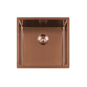 Lorreine 40SP-Copper Luxe Enkele Keukenspoelbak Copper 40 x 40 Onderbouw – Vlakbouw – Opbouw
