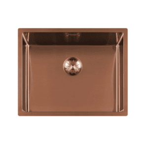 Lorreine 50SP-Copper Luxe Enkele Keukenspoelbak Copper 50 x 40 Onderbouw – Vlakbouw – Opbouw