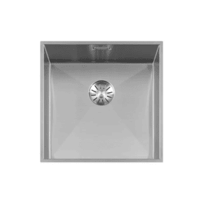 Lorreine 42WT Luxe Enkele Keukenspoelbak RVS 42 x 42 Speciaal Voor Inbouw In Stenen Blad Onderbouw