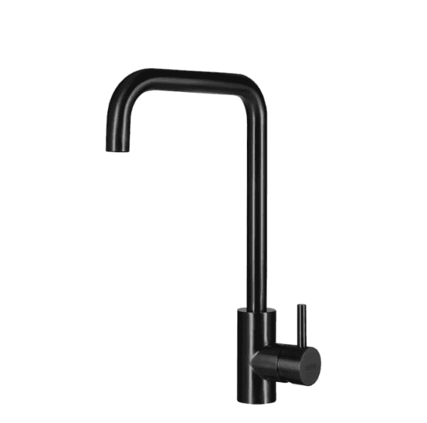 Lorreine Pro-Square-Black Eenhendel Keukenmengkraan Zwart
