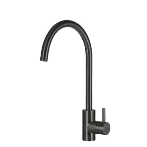 Lorreine Pro-Round-Gunmetal Eenhendel Keukenmengkraan Gun Metal