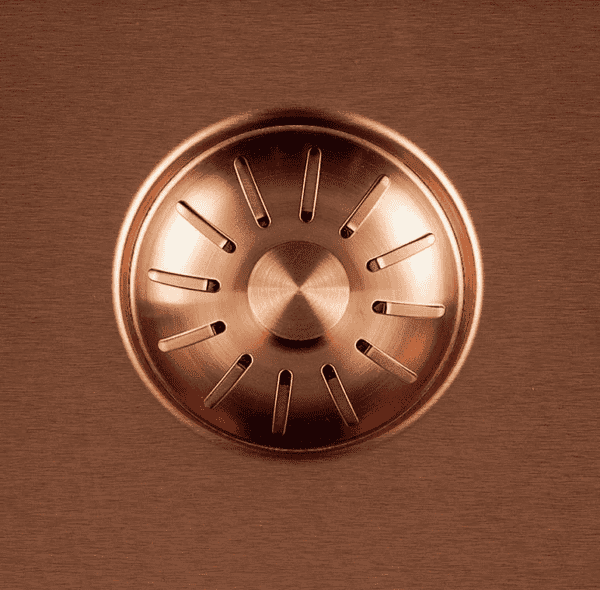 Lorreine 50SL-1016-Copper Luxe Enkele Keukenspoelbak Copper 50 x 40 Speciaal Voor Vlakbouw In Onder Andere Keramiek Of Dekton