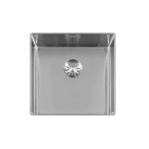 Lorreine 40SL-1016 Luxe Enkele Keukenspoelbak RVS 40 x 40 Speciaal Voor Vlakbouw In Onder Andere Keramiek Of Dekton