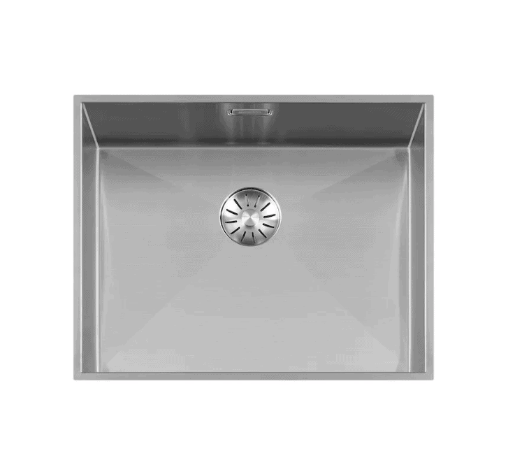 Lorreine 52WT Luxe Enkele Keukenspoelbak RVS 52 x 42 Speciaal Voor Inbouw In Stenen Blad Onderbouw