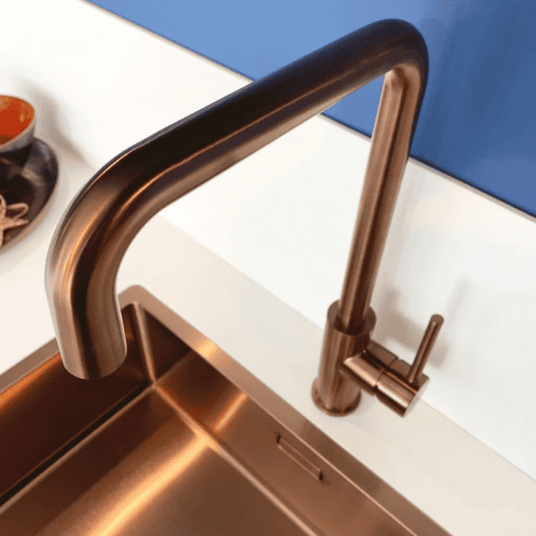 Lorreine Medway-Copper Eenhendel Keukenmengkraan Copper
