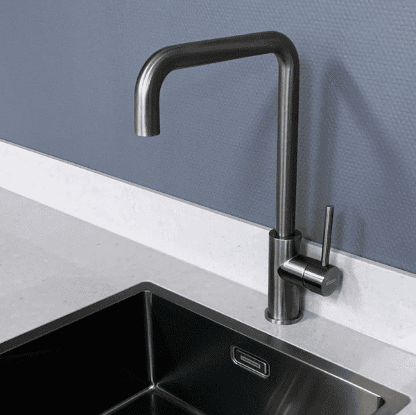 Lorreine Medway-Gunmetal Eenhendel Keukenmengkraan Gun Metal